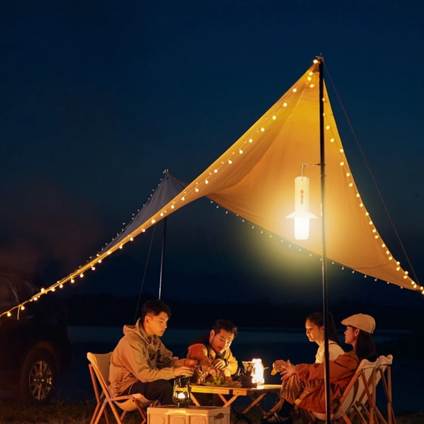 Multi Functional Outdoor Camping Light Solar Camping Light Solar Flashlight Rechargeable And Hangable Super Bright Emergency Lights Feature:Material: PlasticColor: ,WhiteProduct size: 19.5 x 10 x 10