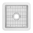 thumbnail image 2 of Whitehaus Whitehaus Collection Undermount/Drop-in Fireclay Kitchen Sinks, Stainless Steel Grid Included, 2 of 5