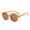 Yellow, variant on Silicone Round for Babies and Polarized for Outdoor Leisure Summer Eyewear for Kids, Coffee