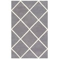 thumbnail image 5 of SAFAVIEH Chatham CHT720D Handmade Dark Grey / Ivory Rug, 5 of 10