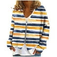 thumbnail image 1 of Sweaters for Women Fashionable Warm Cardigan Zipper Jacket V-Neck Long Sleeved Tops Home/Daily, 1 of 5