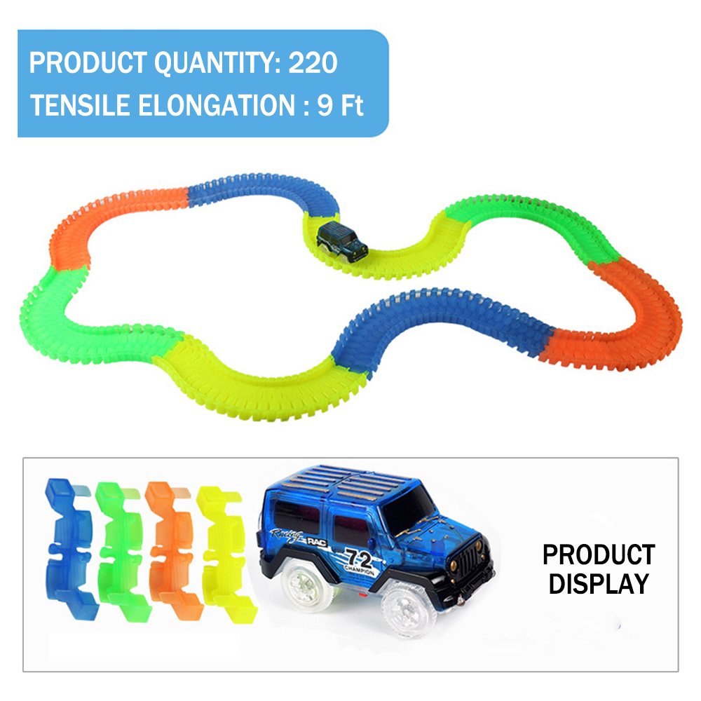 magic tracks race car set