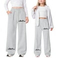 thumbnail image 2 of Shadoumai Girls Lightweight Straight Leg Sweatpants Casual Athletic Pants With Side Pockets Comfortable Everyday Wear, 2 of 8