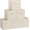 Beige-6 Pack, variant on General Storage Cubes, 11 Inch Durable 4 Pack Storage Shelf Basket for Christmas, Fabric Foldable Collapsible Bins with Handles for Organization, Closet, Shelves, Offices, Toys, Red