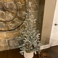 thumbnail image 6 of Northlight Real Touch™ Slim Flocked Nordmann Fir Artificial Christmas Tree- 4.5' - Unlit, 6 of 9