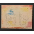 thumbnail image 2 of Paul Klee 23x20 Black Ornate Framed Double Matted Museum Art Print Titled: Acrobats (1915), 2 of 5