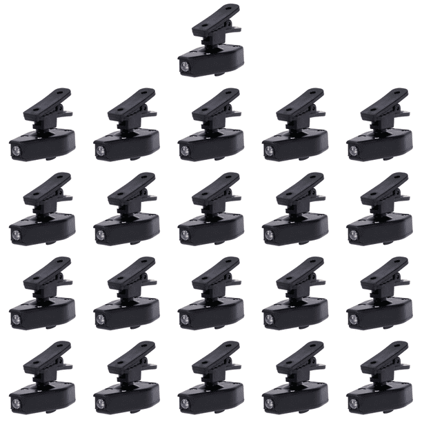 Mini Lámpara Lectura Ajustable Clip Gafas Universal Vidrio LED