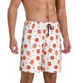 thumbnail image 2 of Kdxio Pastry Print Mens Sleep Shorts Bottoms Soft Comfy Pajama Wear Pants with Drawstring Pockets, 2 of 7