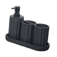 thumbnail image 4 of Accesorios de baño Strade Fareast Limited 4 piezas dispensador negro, 4 of 8