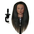 Afro Coarse 100 Real Hair Mannequin Head Hairdresser Training Head