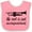 Pink and White, variant on Inktastic Trumpet Music Joke Boys or Girls Baby Bib