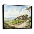 thumbnail image 2 of Designart "Beautiful Vineyard Panorama" Vineyard Floater Framed Wall Decor, 2 of 5