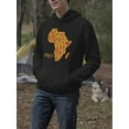 thumbnail image 2 of African Continent Cave Painting Hoodie Men -Image by Shutterstock, Male Large, 2 of 4