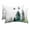 White, Green, Gray, variant on Green Pine Tree Outdoor Pillows for Chaise Lounge Chair Waterproof Lumbar Pillows with Insert&Adjustable Elastic Strap Beach Headrest Pillow Farmhouse Nature Forest Landscape Pool Pillow 12"x20"