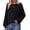 Black, variant on Zeagoo Women's Fall Chunky Knit Sweater Oversized Crewneck Long Sleeve Winter Cotton Pullover Sweaters Jumper Tops