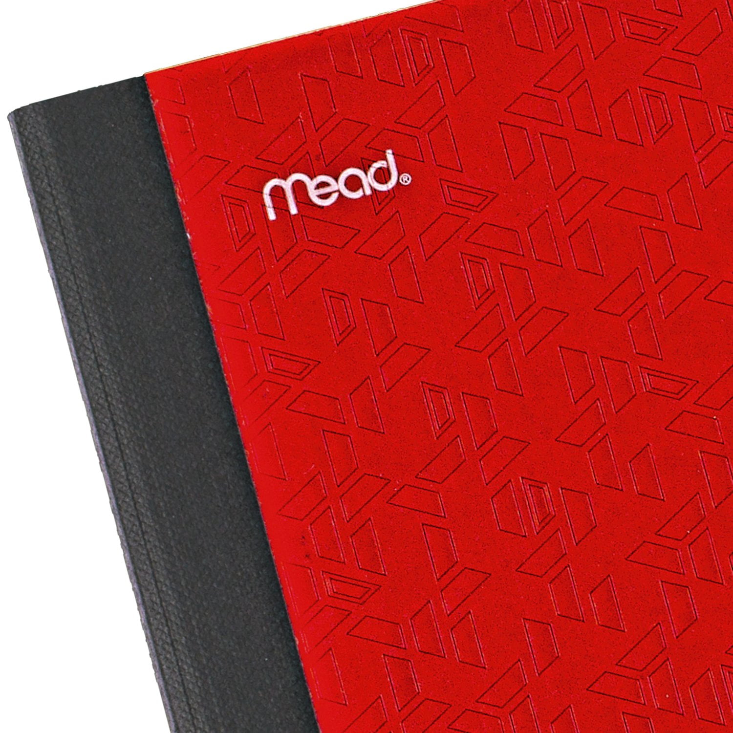Five Star Composition Book Plus Study App, Wide Ruled, 7.5" x 9.75", Fire Red, Poly, 80 Sheets