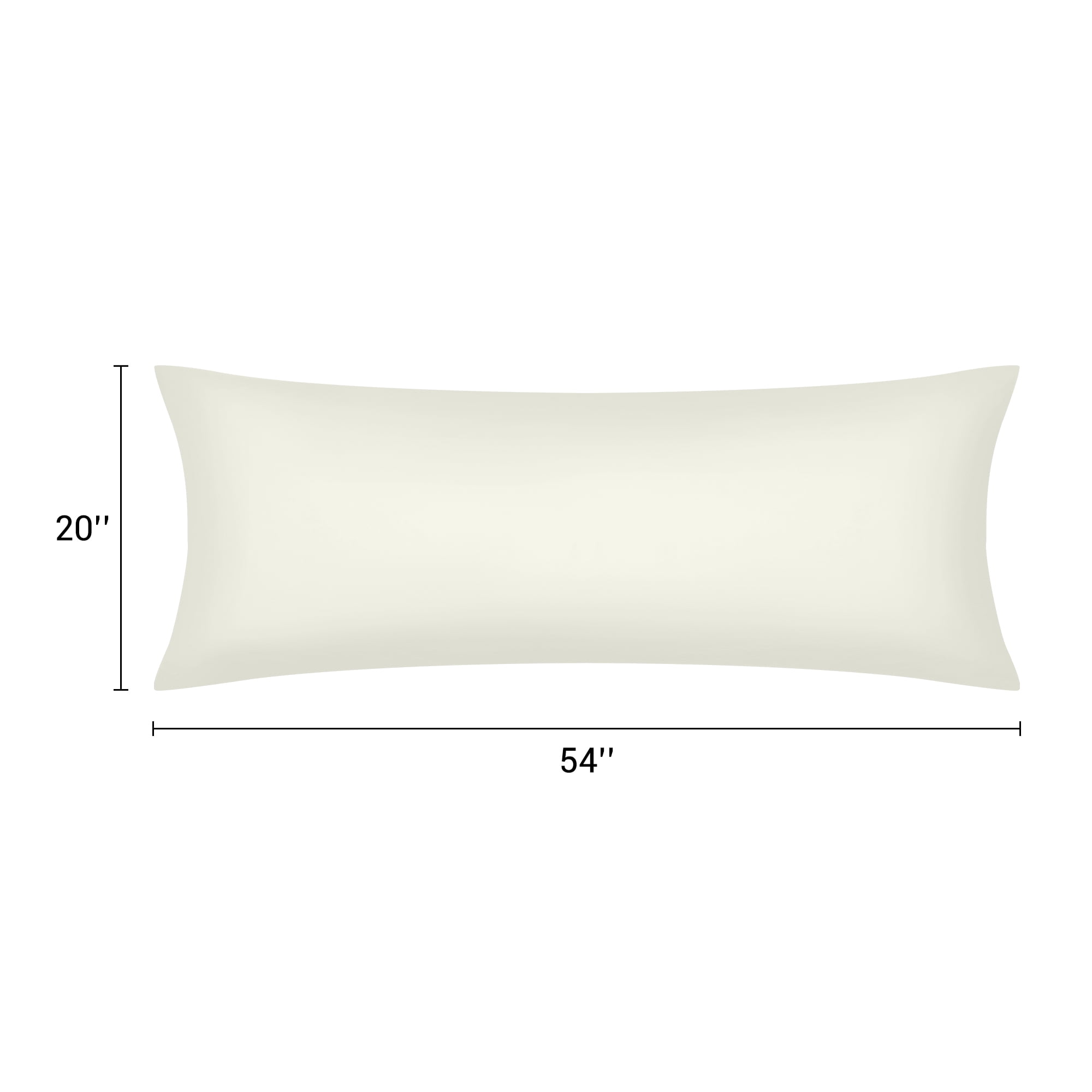 Unique Bargains 1 Pcs Pillow Cases Cooling Pillowcases with Envelope Closure Beige