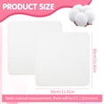 thumbnail image 2 of KABOER 20 Pcs Muslin Baby Washcloths, Cotton 6-Layer Wash Cloths for Sensitive Skin, 12"x12" Large, Ultra Soft and Absorbent Infant Essentials for Newborn and Toddlers, White with Pink Trim, 2 of 7