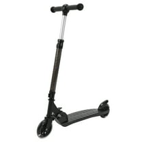 2-Wheel Folding Kick Scooter Foldable Riding Scooter for Teens w/Adjustable Height Anti-Slip Deck