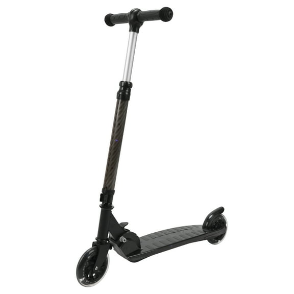 2-Wheel Folding Kick Scooter Foldable Riding Scooter for Teens w/Adjustable Height Anti-Slip Deck