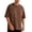 Brown, variant on Mens Oversized T-Shirts Short Sleeve Acid Wash Cotton Distressed Vintage Solid Basic Casual Tie-Dye Tee Unisex Tops Summer Shirts for Men Black