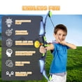 thumbnail image 3 of 2 Pack Bow and Arrow Set for Kids, Light Up Archery Set with 14 Suction Cup Arrows, Archery Targets Outdoor Games, Birthday Gifts Toys for 5 6 7 8 9 10 11 12 Year Old Boys Girls, 3 of 7