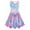 Mermaid Tail Pink, variant on Youmei Girls Dress Kids Sleeveless Mermaid Birthday Sundress for 4-13 Years