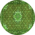 thumbnail image 1 of Ahgly Company Indoor Round Persian Green Traditional Area Rugs, 5' Round, 1 of 1