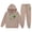 Khaki, variant on St. Patrick'S Day Children'S Sweatsuit Spring Long Sleeved Letter Print Hoodie With Sweater Pants 2 Piece Casual Set Black 2 Years-3 Years