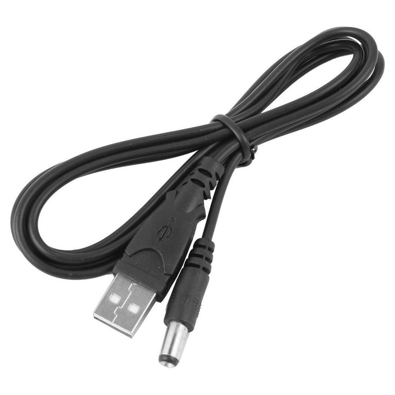 Generic USB to 5.5 mm/2.1 mm 5 Volt DC Barrel Jack Power Cable (D132)  (53832-A-5337) 