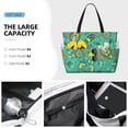 thumbnail image 3 of Sigee Funny Animals in Jungle Print Extra Large Waterproof Beach Travel Bag with Zipper - Durable and Versatile for Vacation, Gym, and Daily Use, 3 of 7
