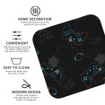 thumbnail image 3 of Naloa Game Time Coasters for Set of 4 - PU Leather Coasters, Coasters for Table Cup Tea Coffee Beer, Decorative for Kitchen Homedecor (Round), 3 of 6