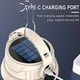 thumbnail image 5 of Lámpara solar recargable LED para acampar | Farol portátil colgante con 4 modos de atenuación, luz suave amigable para la vista, carga rápida tipo C, indicador de batería – 1 pack, 5 of 7
