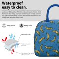 thumbnail image 3 of Lunch Bag Lunch Box for Women Reusable Insulated Lunch Bags,Water-Resistant Cartoon Banana Cooler Lunch Tote Bag, Large Capacity for Work Travel Picnic, 3 of 6