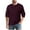Wine, variant on APEXFWDT Men's Waffle Knit Henley Top Casual Long Sleeve Base Layer Solid Color Fall Top for Daily Errands & Weekend