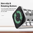 thumbnail image 3 of Yeacher 20PCS Jar Spice Rack 360°Rotating Spice Rack Organizer Stainless Steel Large Standing Cabinet Seasoning, 3 of 8