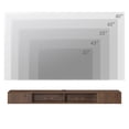 thumbnail image 6 of WAMPAT Floating TV Stand Wall Mounted with 16-Color Lights, 70 inch Brown FLoating Entertainment Center TV Shelf, 6 of 6