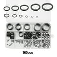 thumbnail image 2 of Fishing Rod Repair Kit 160 Ceramic Guide Rings DIY Rod Eye Replacement Set, 10 Sizes for All Rods, Black, 2 of 9
