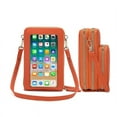 thumbnail image 2 of Étagère Écran Tactile Blocage Rfid Sac à Main Cellulaire Sac Bandoulière Pochette (Orange), 2 of 2