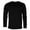 Black, variant on Knocker  Crewneck Henley Lounge Top (Men)