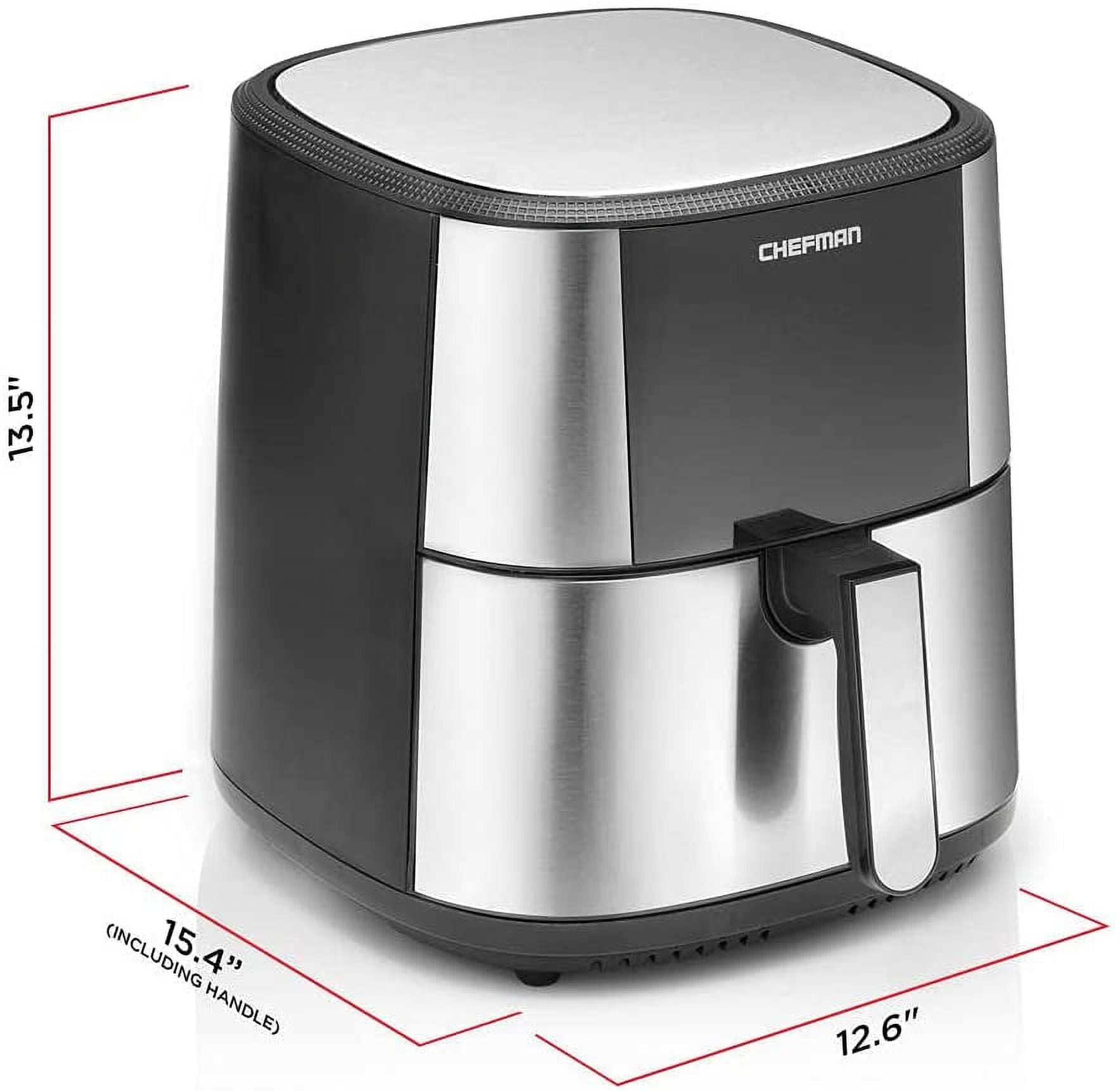 Chefman TurboFry Stainless Steel Air Fryer - Silver, 8 qt - Fry's Food  Stores