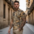 thumbnail image 3 of HUIACONG Matching Golf Shirts Hunting Camo Mens Short Sleeve Golf Shirt Sleeveless Golf Tops for Women Collared Moisture Wicking Lightweight Casual Sports Wear Man L, 3 of 6