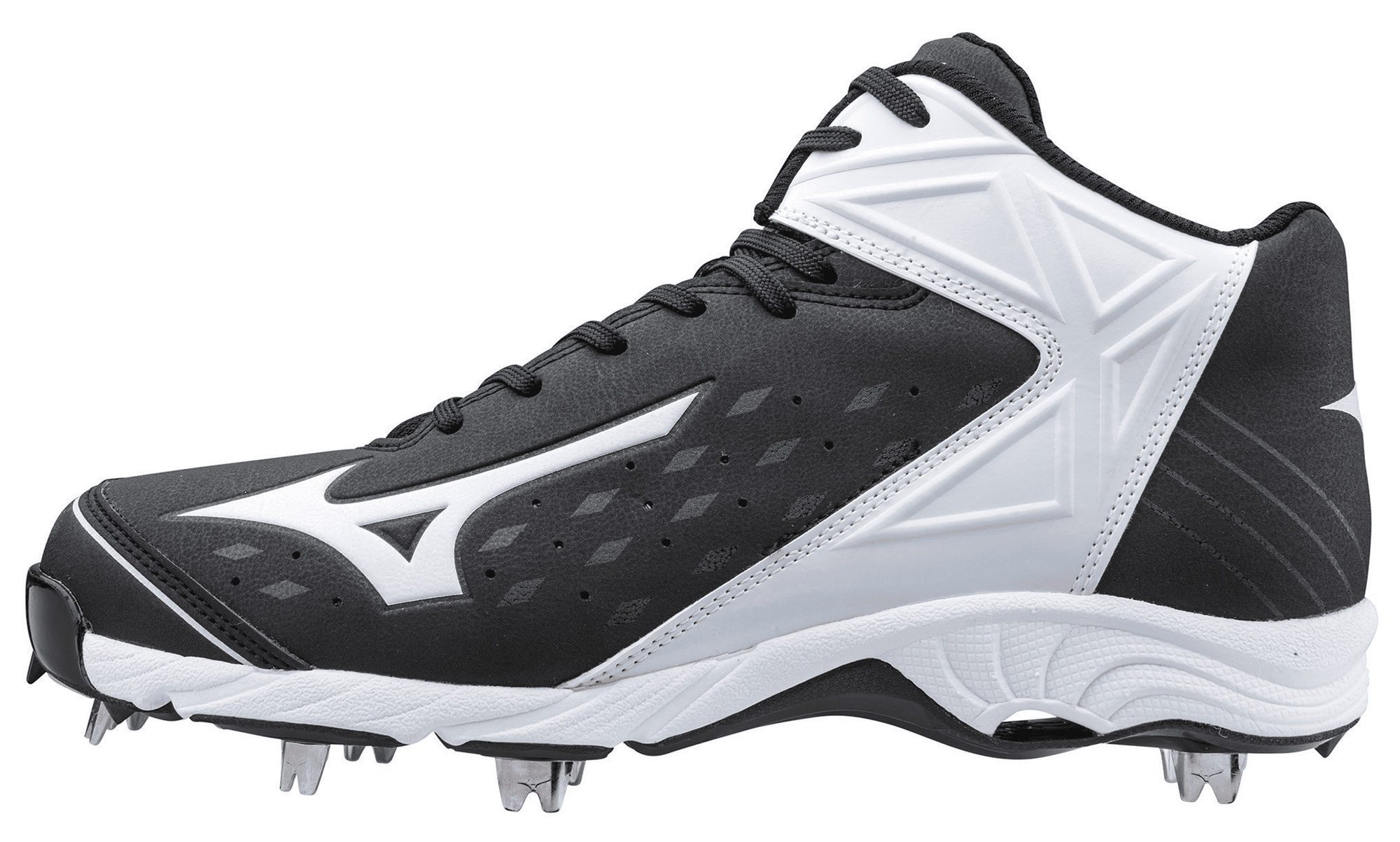 Mizuno Homme Taille 12.5 9-Spike ADV Swagger 2 Bas Base-ball Crampons Métal Mult Sz 