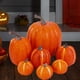 thumbnail image 4 of 7x Calabazas artificiales Espuma Artesanía Trabajo hecho de para mesa de comedor festiva , AMARILLO Yotijar calabaza, 4 of 8