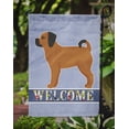 thumbnail image 3 of Carolines Treasures CK3769GF Puggle Welcome Garden Size Flag, 3 of 3