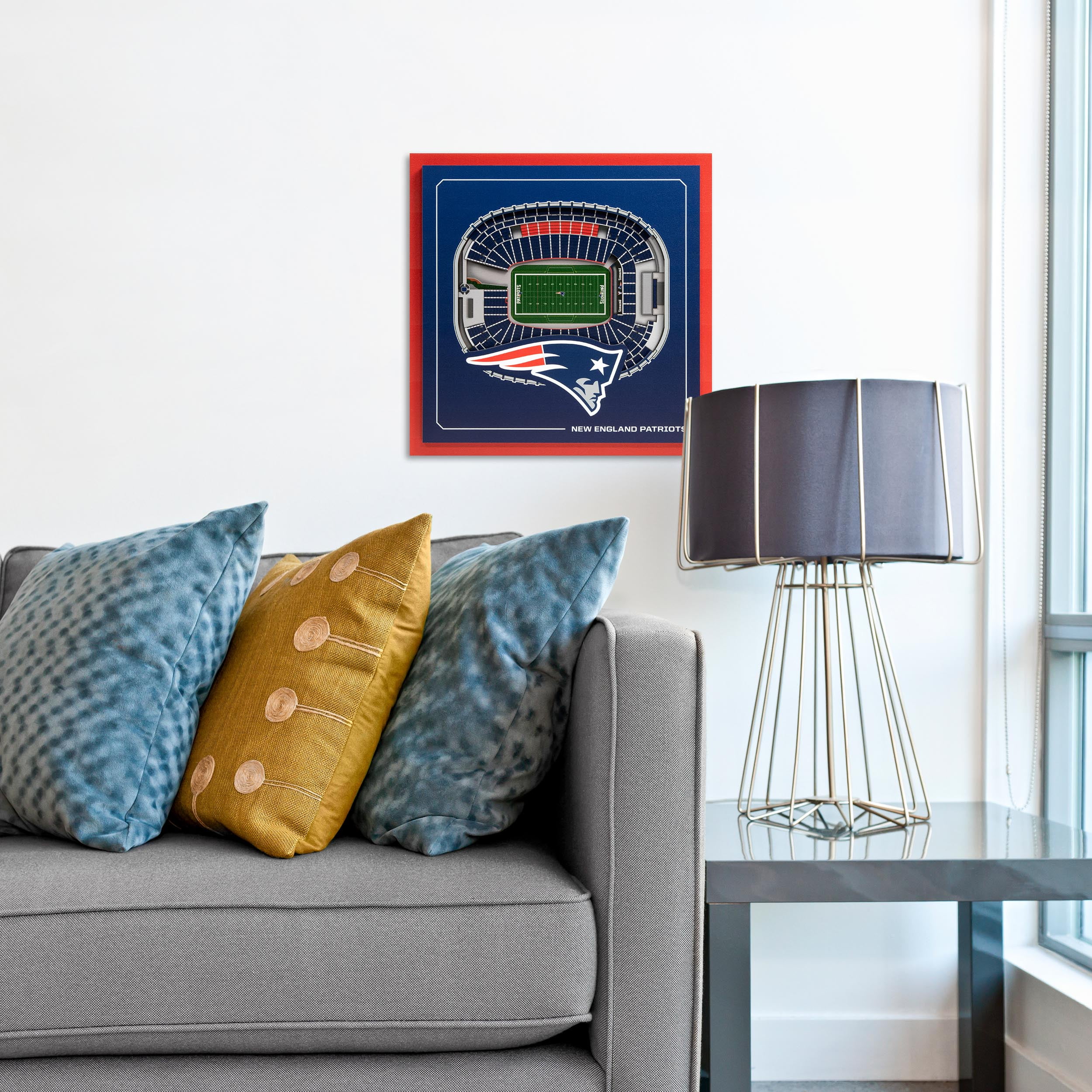 YouTheFan NFL New England Patriots Stadium Series 3D Wall Art