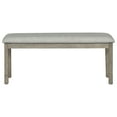 thumbnail image 5 of 6 Piece Dining Table Set, Rectangular Rubber Wood Dining Table with 4 Upholstered Chairs and 1 Bench, 5 of 8