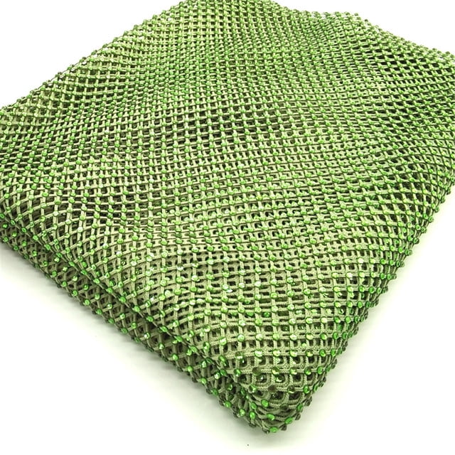 Multicolor SS10 Rhinestones Mesh Applique Trim Fabric With Crystal Sewing Strass Tape Net For DIY Dress Clothes