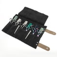 thumbnail image 6 of Unique Bargains 1 PCS Scissors Bag Foldable Salons Tool Pouch with Multi-Pockets for Hair Stylists Black, 6 of 7