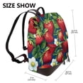 thumbnail image 2 of Balery Strawberry2 Mochila de Cuero para Mujeres, Gran Capacidad, Bolsa de Viaje Multifuncional, Mochila de Cuero y Bolsa de Hombro para Mujeres, 2 of 4